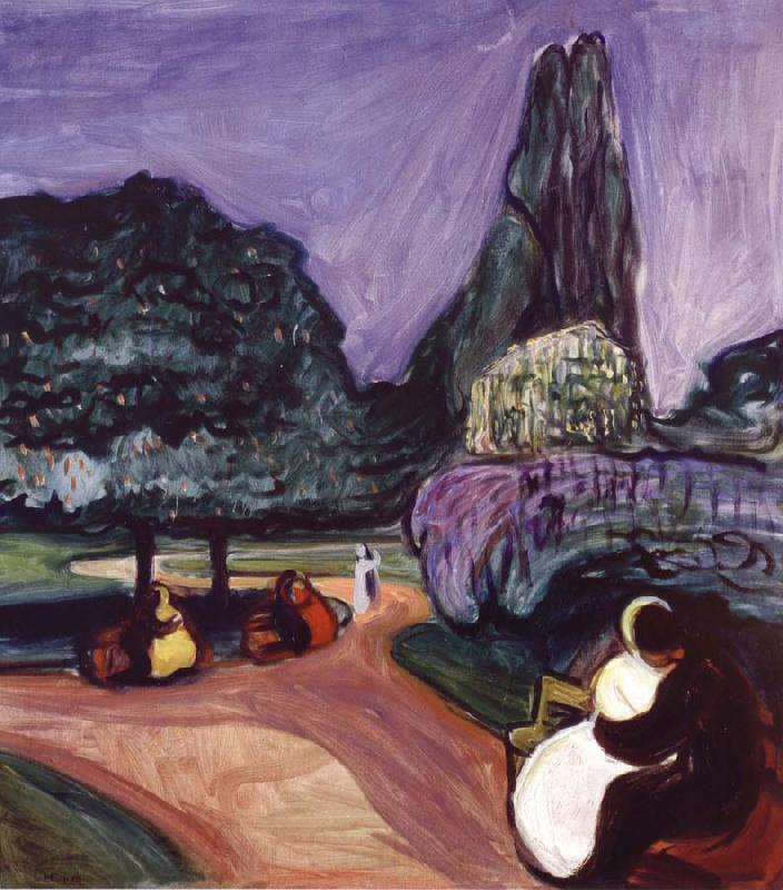 Edvard Munch Summer Night Spain oil painting art